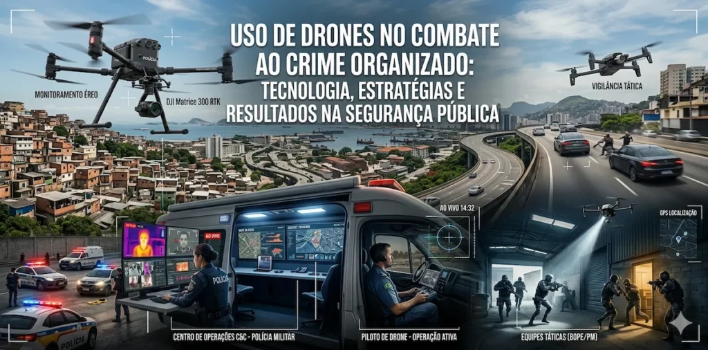 Drones no combate ao crime organizado