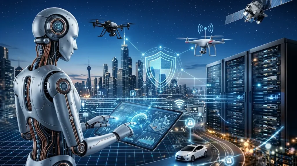 futuro-vigilancia-drones. futuro da vigilância com drones e inteligência artificial