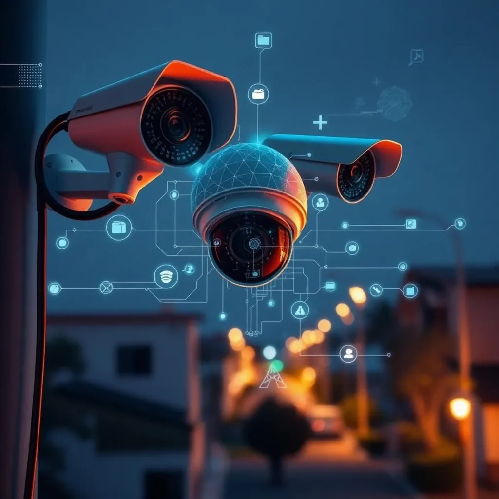monitoramento inteligente com câmeras e inteligência artificial