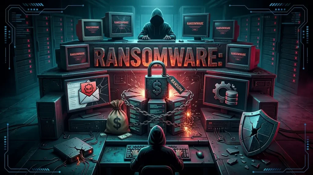 Ransonware o que é? como funciona a criptografia dos dados.