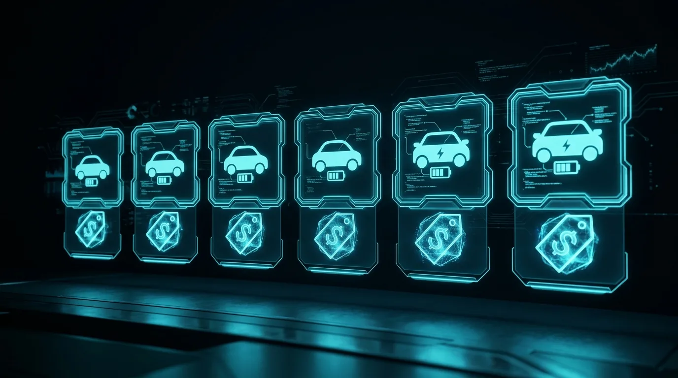 Diferentes modelos e faixas de preço de carros elétricos no Brasil