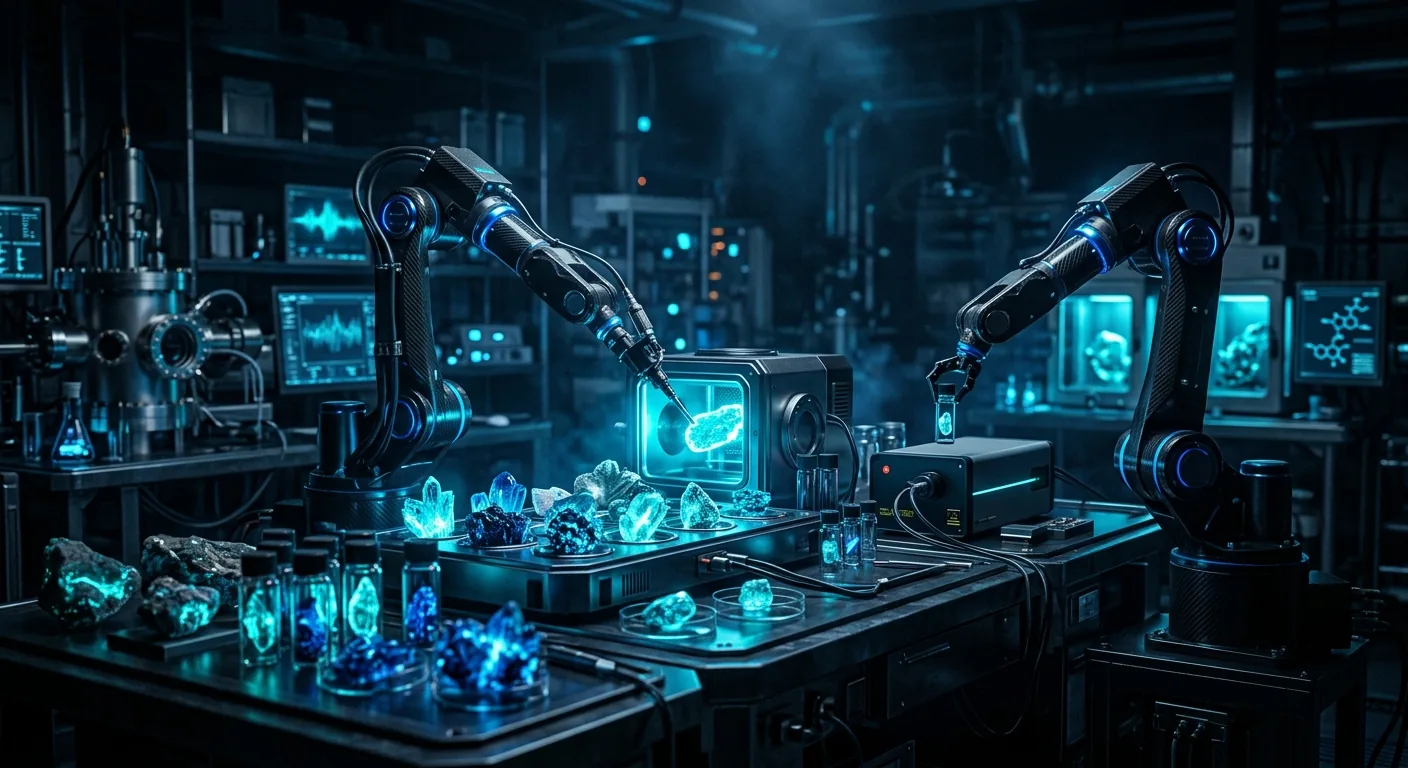 Processamento de terras raras usado em tecnologia moderna